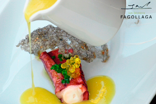Menú de primavera en Fagollaga