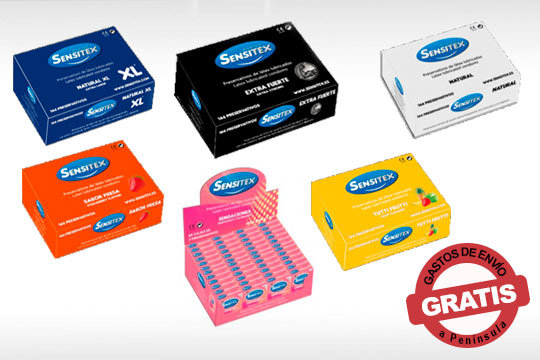 Packs Preservativos Sensitex calidad premium 