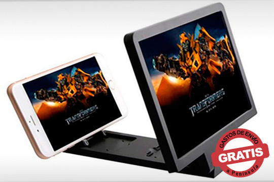 Pantalla amplificadora ¡Aumenta hasa 5 veces el tamaño del smartphone!