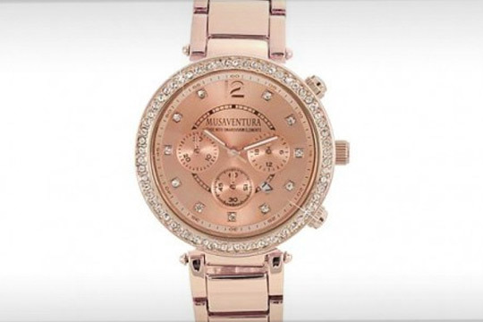 Con Sofisticación 75 Swarovski Elements Rosa ¡elegancia De Ventura En Relojes O Glanz Plata OroOro Y Chapados Musa Cristales LSMVGzUjqp