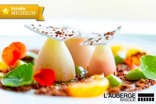 Menú estrella michelín L'Auberge Basque