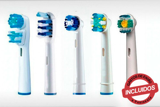 Recambios compatibles con los cepillos eléctricos Oral B