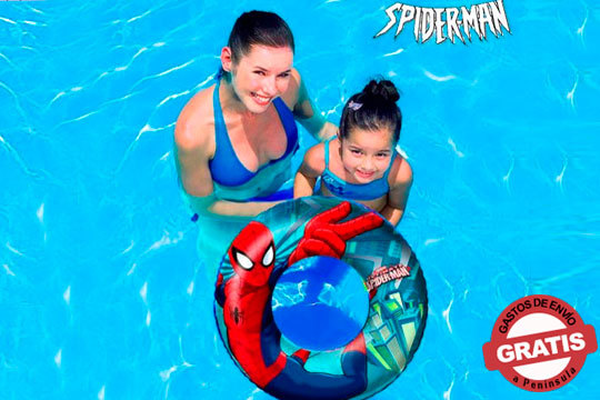 Pack de 2 flotadores hinchables de Spiderman