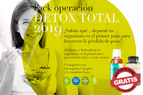 Pack Operación Detox: Drena Prim Complex + L-Carnitina