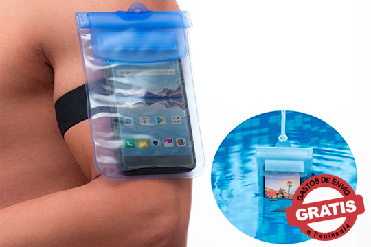 Funda sumergible para móviles ¡Funciona incluso debajo del agua!
