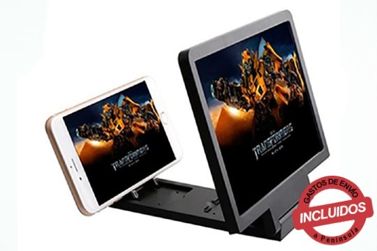 Pantalla amplificadora ¡Aumenta hasa 5 veces el tamaño del smartphone!