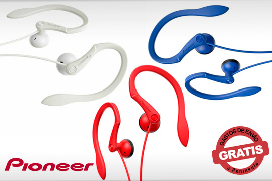 Auriculares deportivos Pioneer SE-E511 ¡Movimientos sin límites!