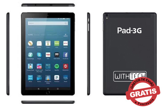 Tablet 10 pulgadas Withtech Pad-3G