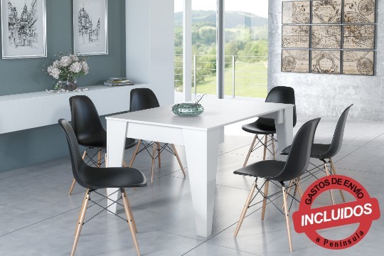 Consola de comedor extensible en varias medidas