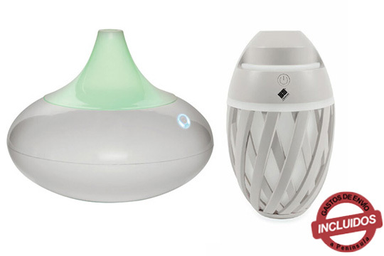 Humidificador multicolor con difusor de aromas