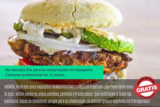 Lote de 6 o 12 hamburguesas ecológicas 